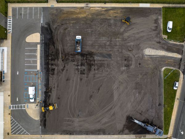 Parking Lot Excavation in Post Falls