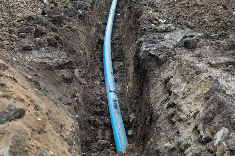Water Line Digging